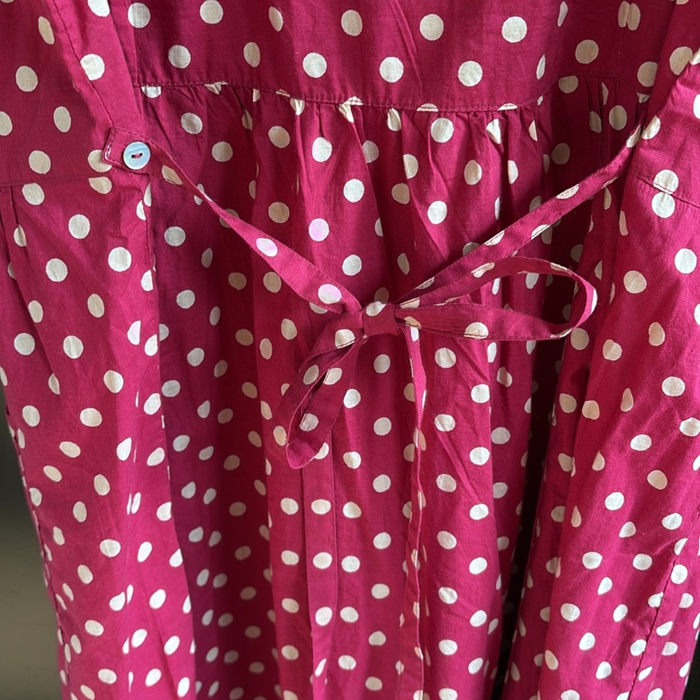 NWT April Cornell Molly Dot Dress Red Cream Size XXL / 1X - Picture 14 of 15